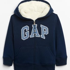 Toddler Cozy Gap Logo Sherpa Hoodie